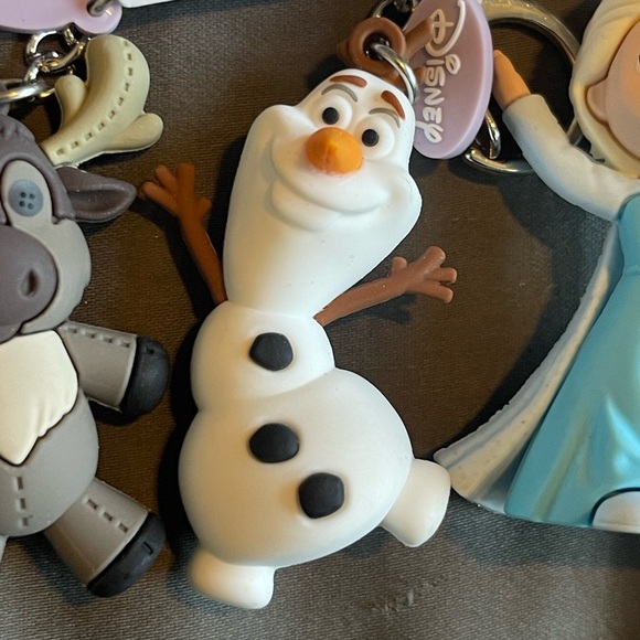 Disney Frozen Character Keychains / Backpack Clips - Picture 4 of 10